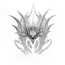 Godzilla, mothra, Rodan, ghidorah, full arm tattoo tattoo design idea