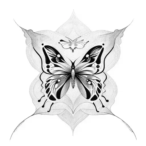 butterfly effect tattoo design idea