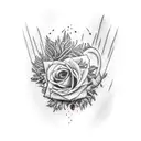 juice wrld  tattoo design idea