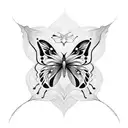 butterfly effect tattoo design idea
