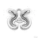 snake skin tattoo design idea