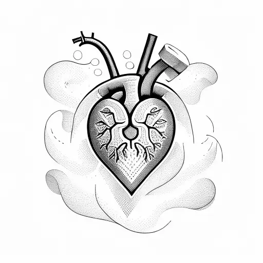 heart  tattoo design idea