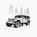 jeep tattoo design idea
