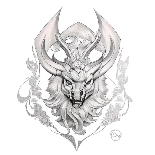 Diana League of Legends tattoo design idea