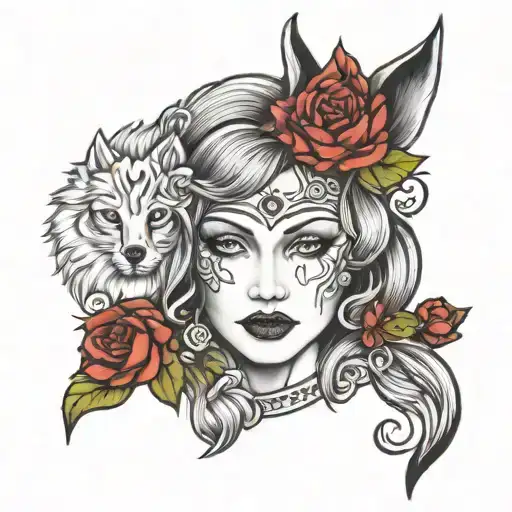 Madonna Wherewolf tattoo design idea