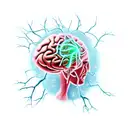 neuron- brain- vines tattoo design idea