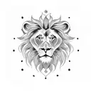 lion turtle tattoo design idea