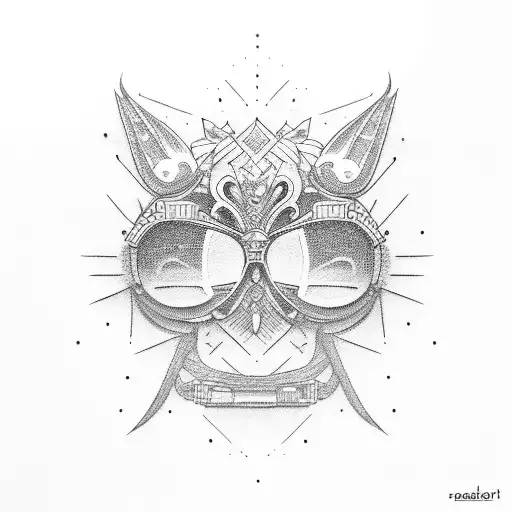 car and travel tattoo design idea