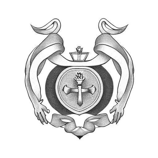 claddagh symbol tattoo design idea