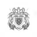 claddagh symbol tattoo design idea