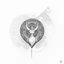I want a tattoo design that has a faint heartbeat line, and after that line goes through a coffee cup design, the heartb tattoo design idea