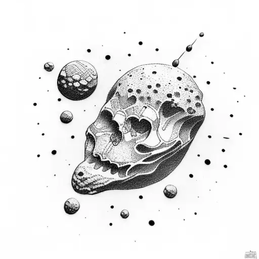 Abstract Meteor Tattoo by Gene Coffey: TattooNOW