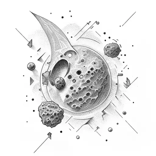 asteroid tattoo