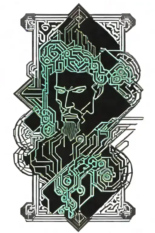 hades Greek god tattoo design idea