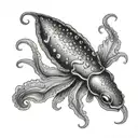 firefly squid tattoo design idea
