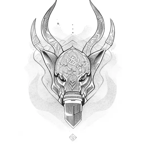 ak-47 tattoo design idea