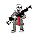ak-47,with skull tattoo design idea