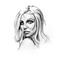 Britney Spears tattoo design idea