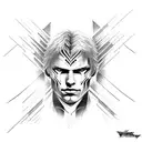 V from Devil May Cry design tattoo design idea