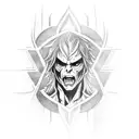 V from Devil May Cry design tattoo design idea