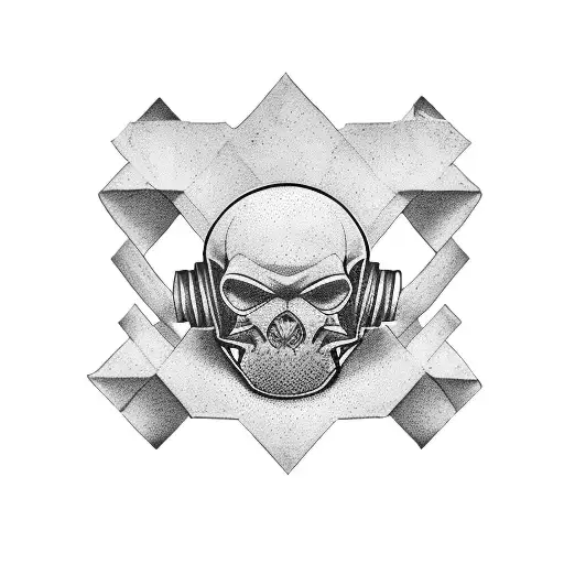 Combine elements of crossfit and rap music tattoo design idea