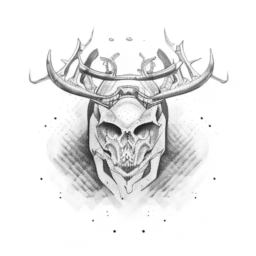 hunting tattoo design idea