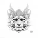 ashok stambh tattoo design idea