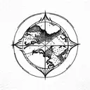 tolkien map tattoo design idea