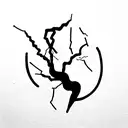 kintsugi tattoo design idea