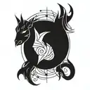 devils dance Gavin dance tattoo design idea