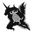 devils dance Gavin dance tattoo design idea