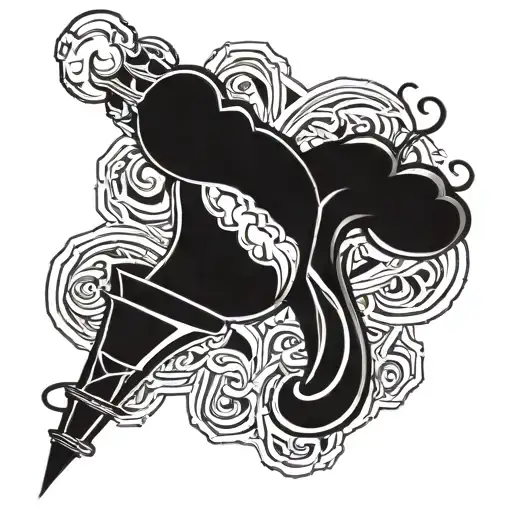 Olympic Torches tattoo design idea