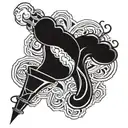 Olympic Torches tattoo design idea