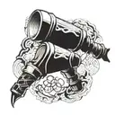 Olympic Torches tattoo design idea