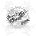 vietnamese Phoenix tattoo design idea