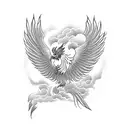 vietnamese Phoenix tattoo design idea