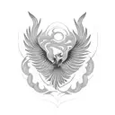 vietnamese Phoenix tattoo design idea