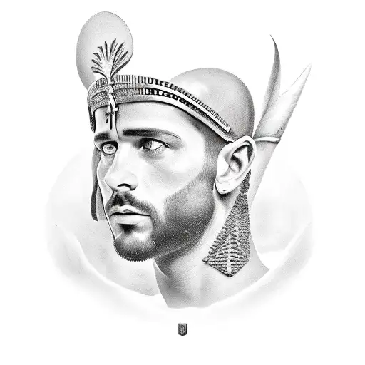 Romain gladiator colosseum  tattoo design idea