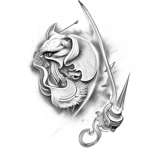 nihil sine deo tattoo design idea