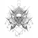 nihil sine deo tattoo design idea