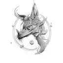 nihil sine deo tattoo design idea