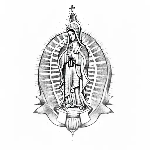 Our Lady of Guadalupe tattoo design idea