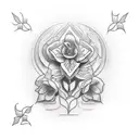clavel tattoo design idea