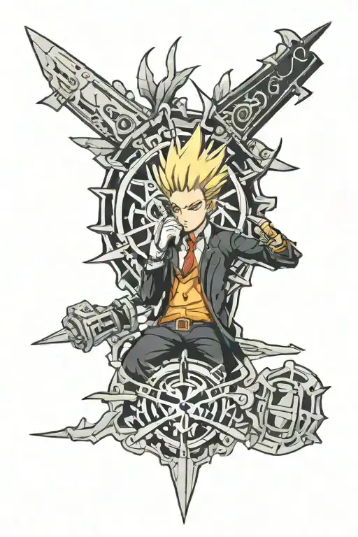 hitman reborn  tattoo design idea