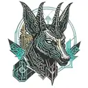 Anubis tattoo design idea