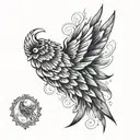 tricep wing tattoo tattoo design idea