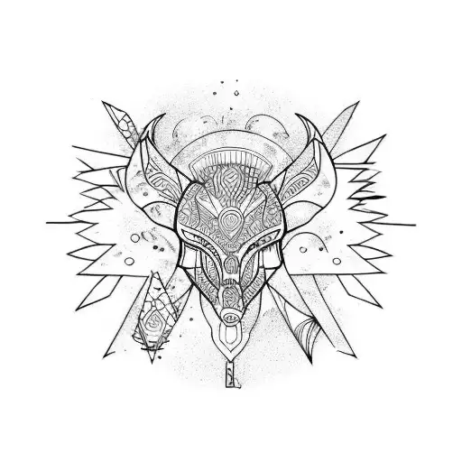 neotribal tattoo design idea
