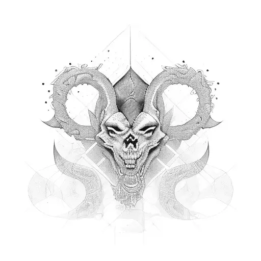 444 tattoo design idea