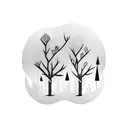 Forest armband tattoo design idea