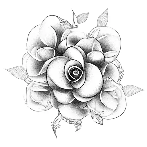 mom scissors  flowers stairs heaven  tattoo design idea